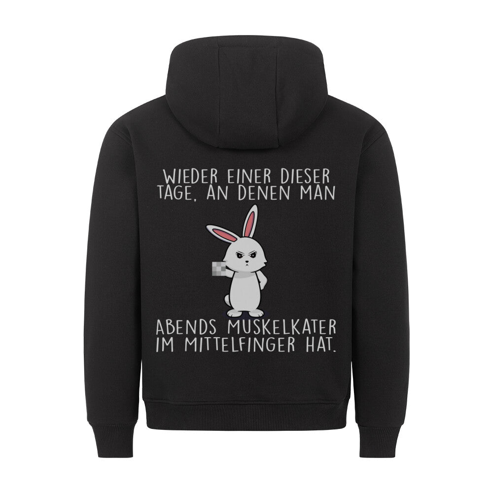 Muskelkater Bunny - Hoodie Unisex Rückendruck