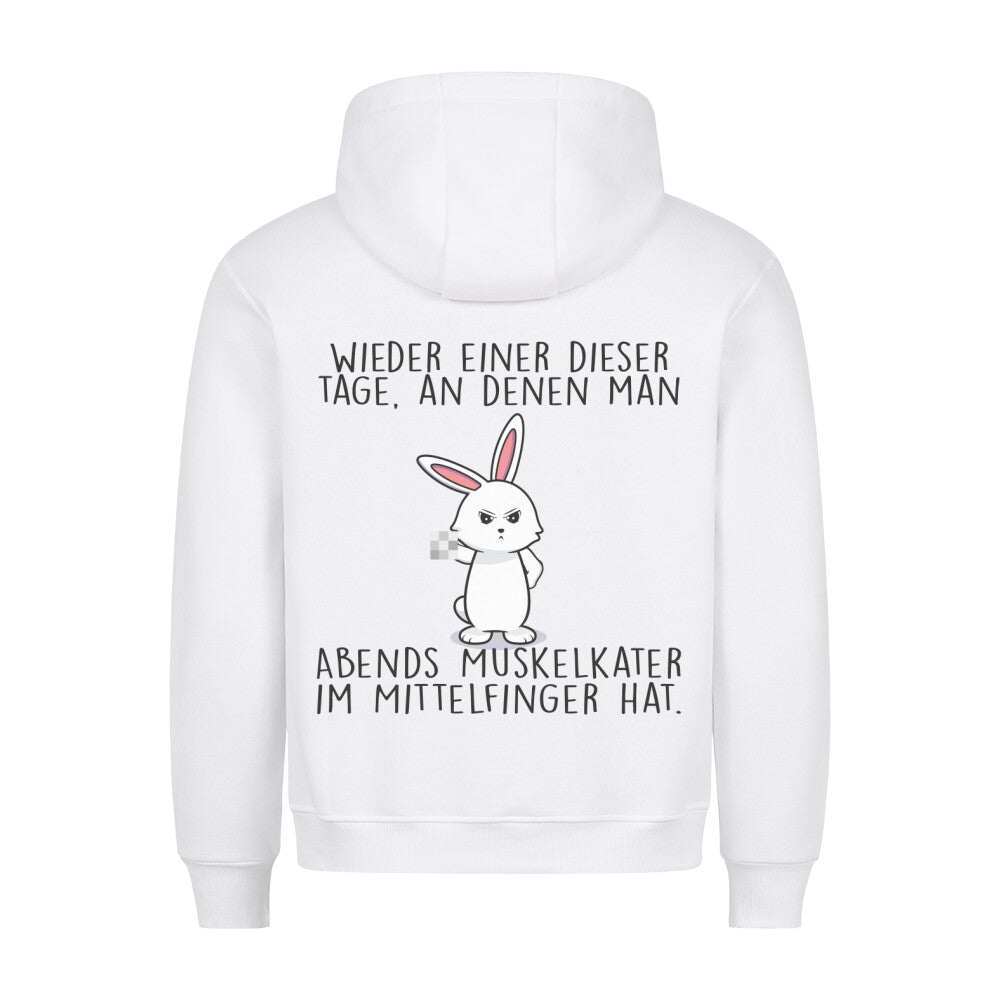 Muskelkater Bunny - Hoodie Unisex Rückendruck