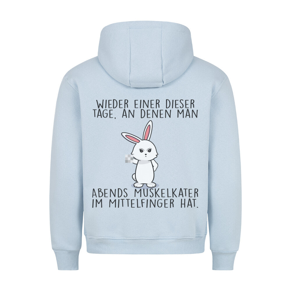 Muskelkater Bunny - Hoodie Unisex Rückendruck