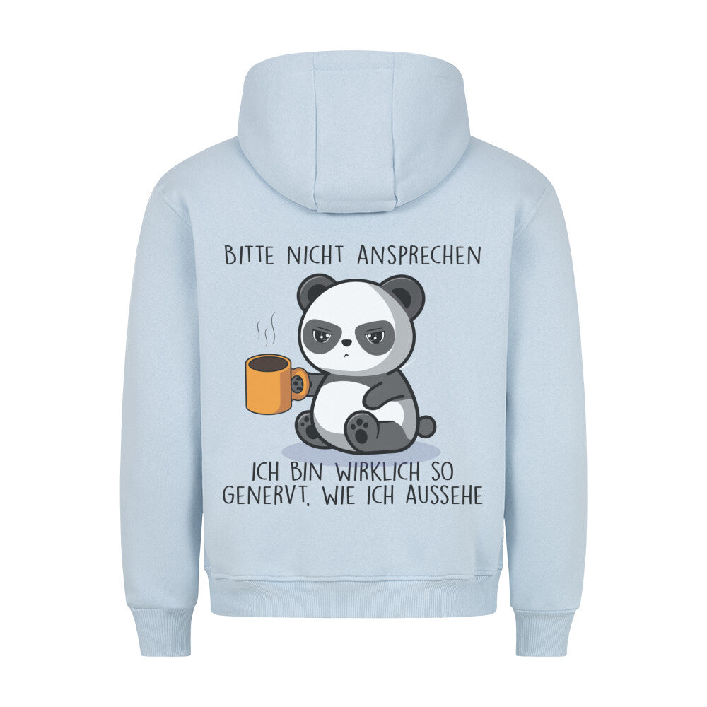 Genervt Cute Panda - Hoodie Unisex Rückendruck