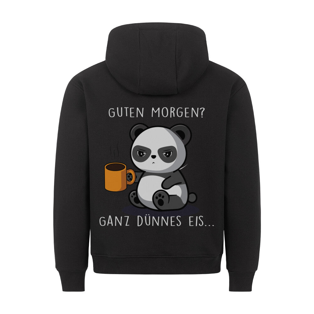 Guten Morgen Cute Panda - Hoodie Unisex Rückendruck