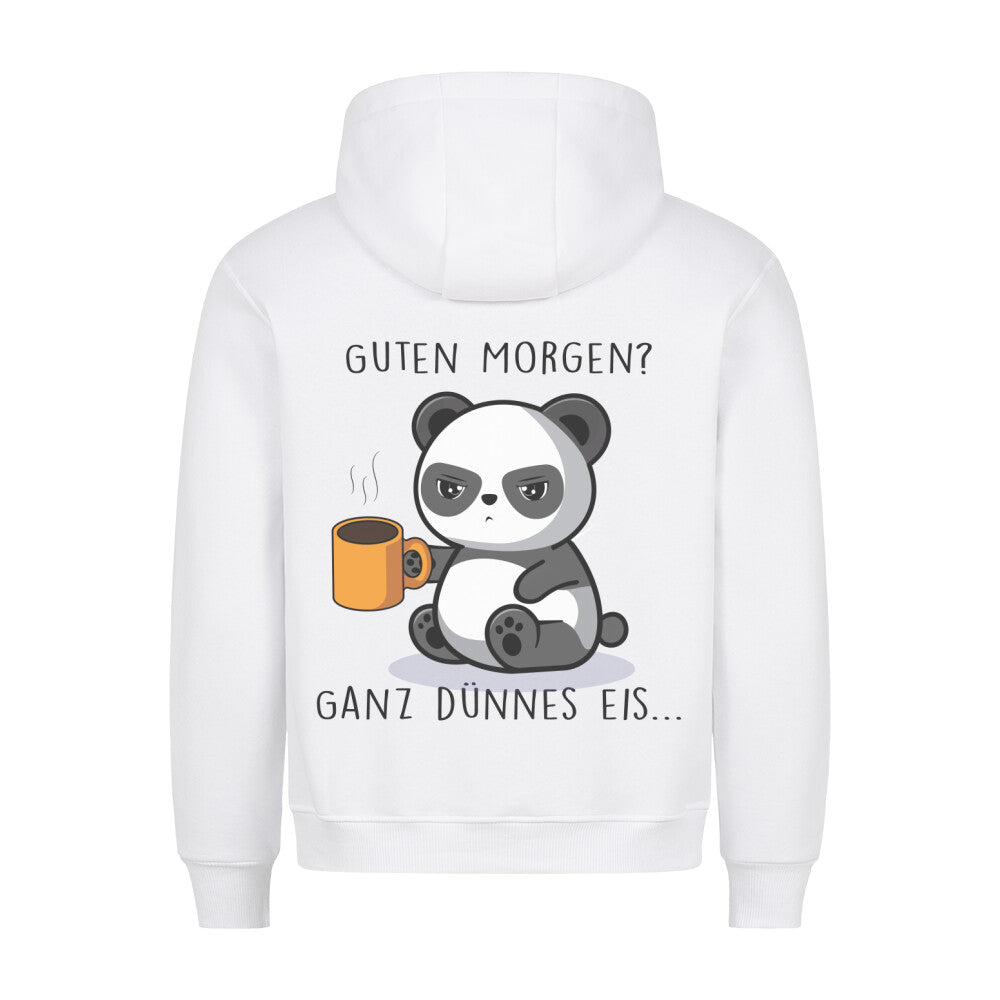 Guten Morgen Cute Panda - Hoodie Unisex Rückendruck