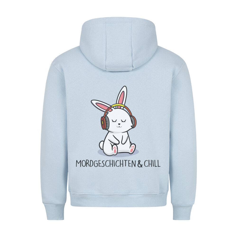 Mordgeschichten & Chill Bunny - Hoodie Unisex Rückendruck