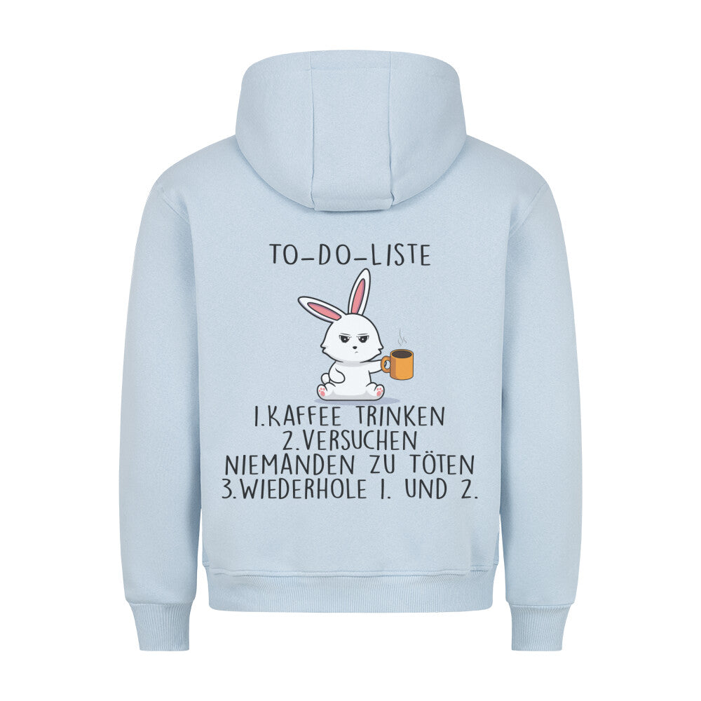 To-Do Bunny - Hoodie Unisex Rückendruck