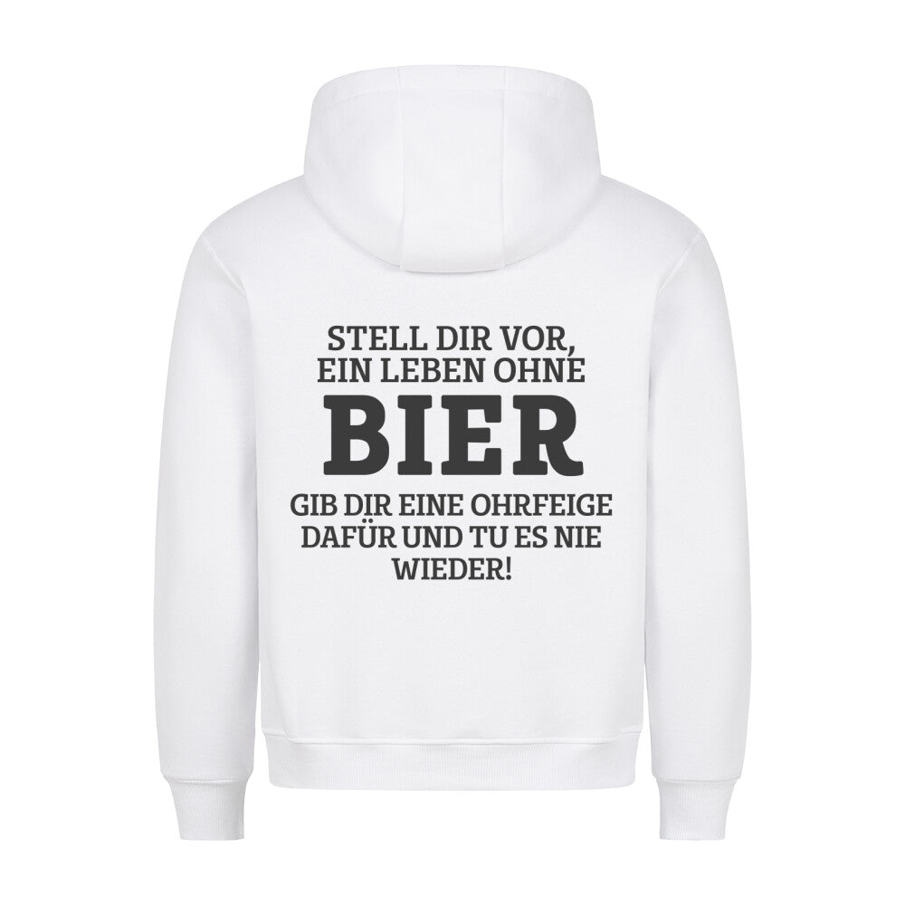 Ohne Bier - Hoodie Unisex Rückendruck