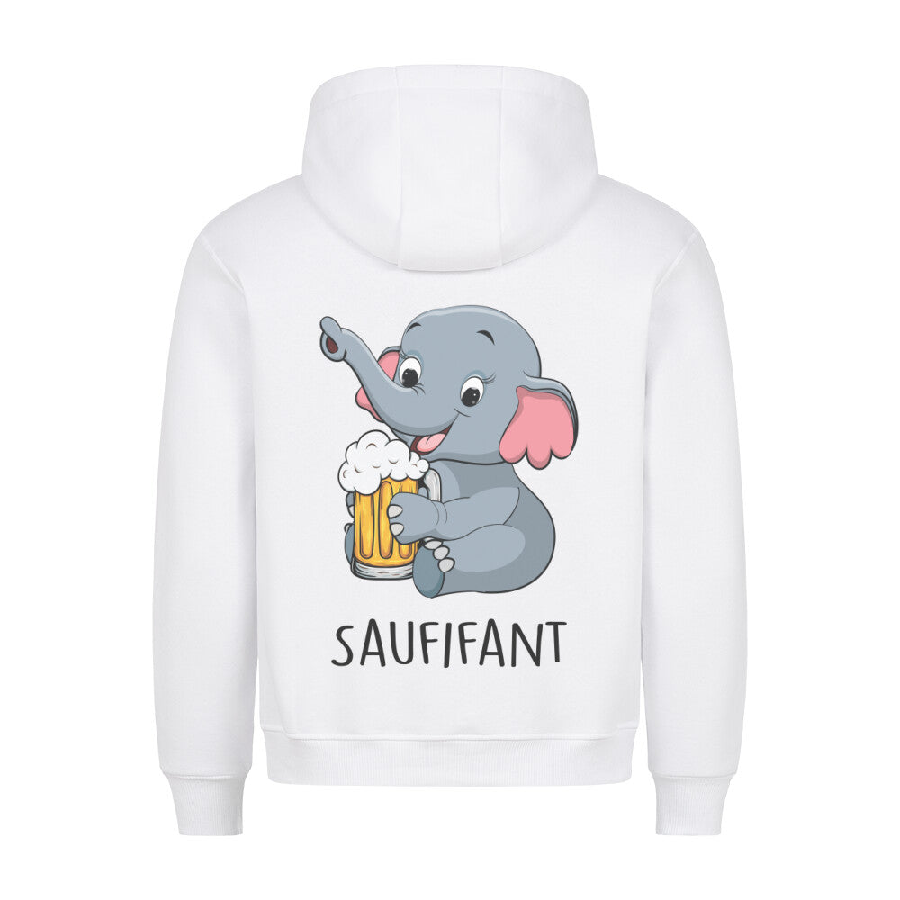 Saufifantchen Bierlefant - Hoodie Unisex Rückendruck