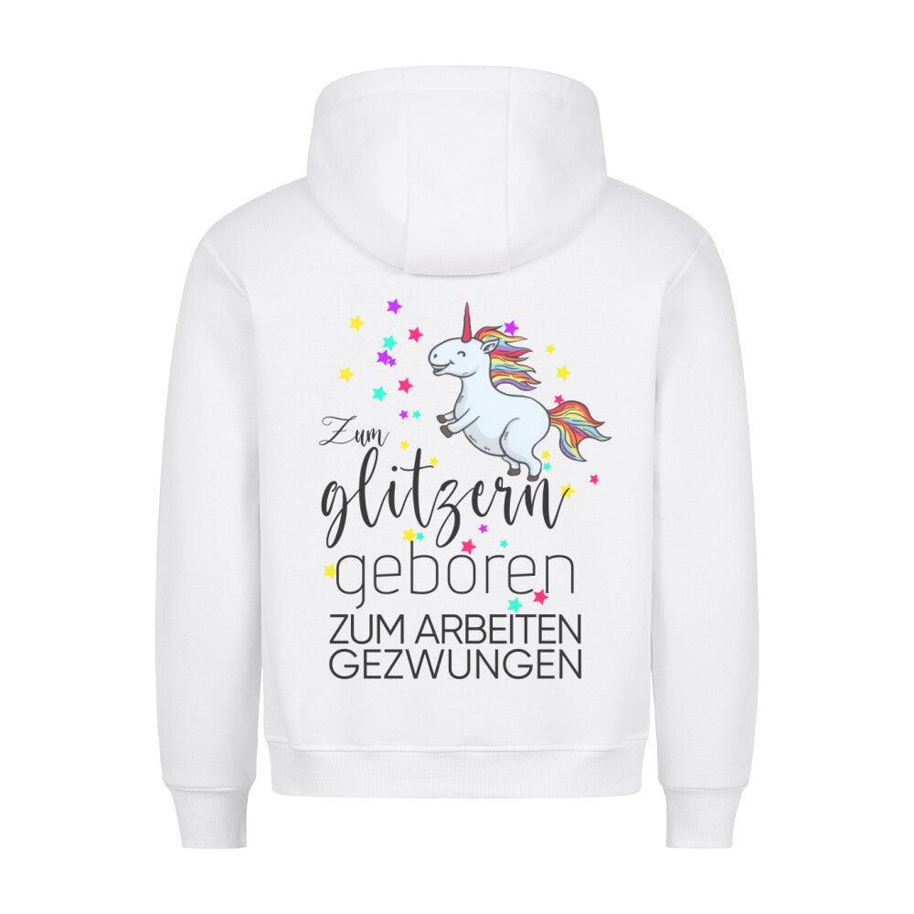 Gezwungen Einhorn - Hoodie Unisex Rückendruck