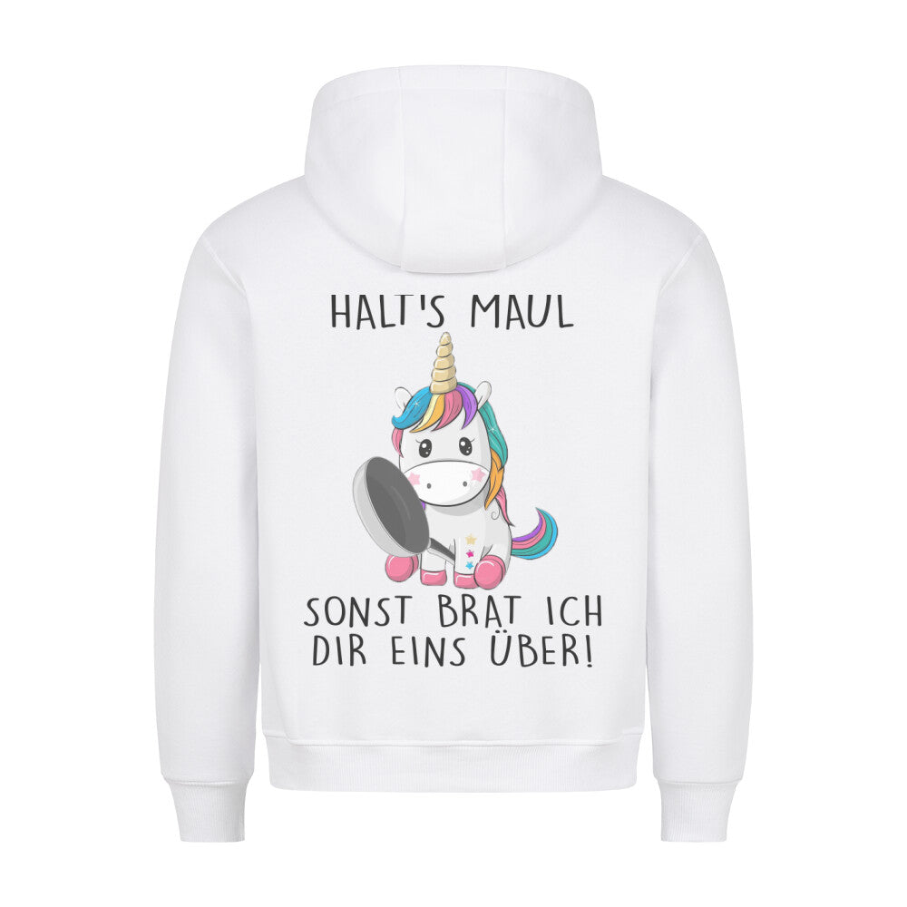 Überbraten Einhorn - Hoodie Unisex Rückendruck