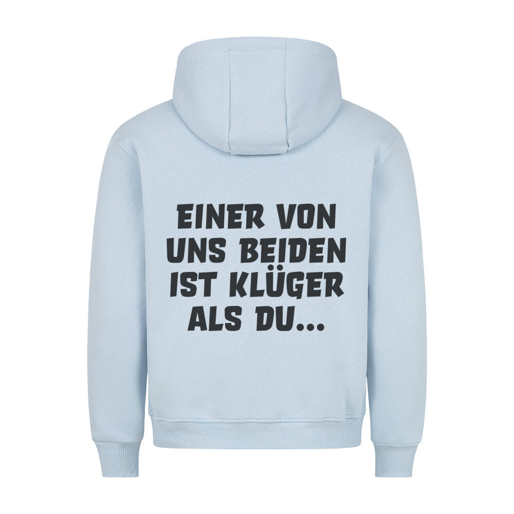Klüger - Hoodie Unisex Rückendruck
