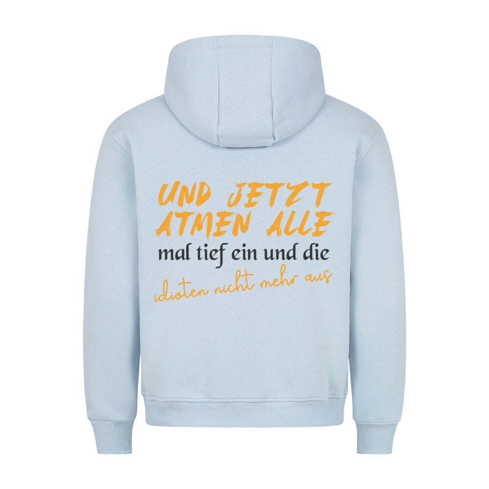 Einatmen - Hoodie Unisex Rückendruck