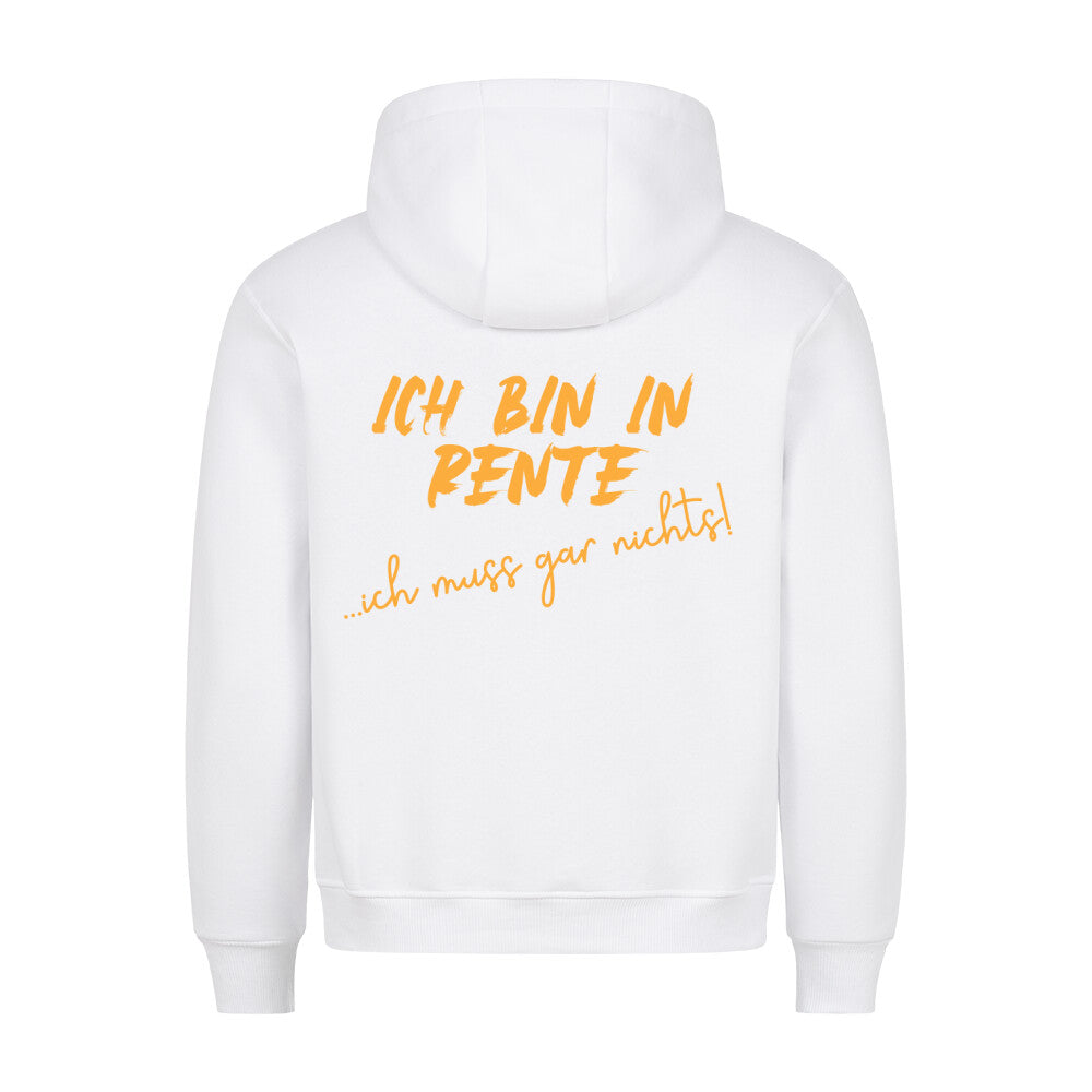 Rente - Hoodie Unisex Rückendruck