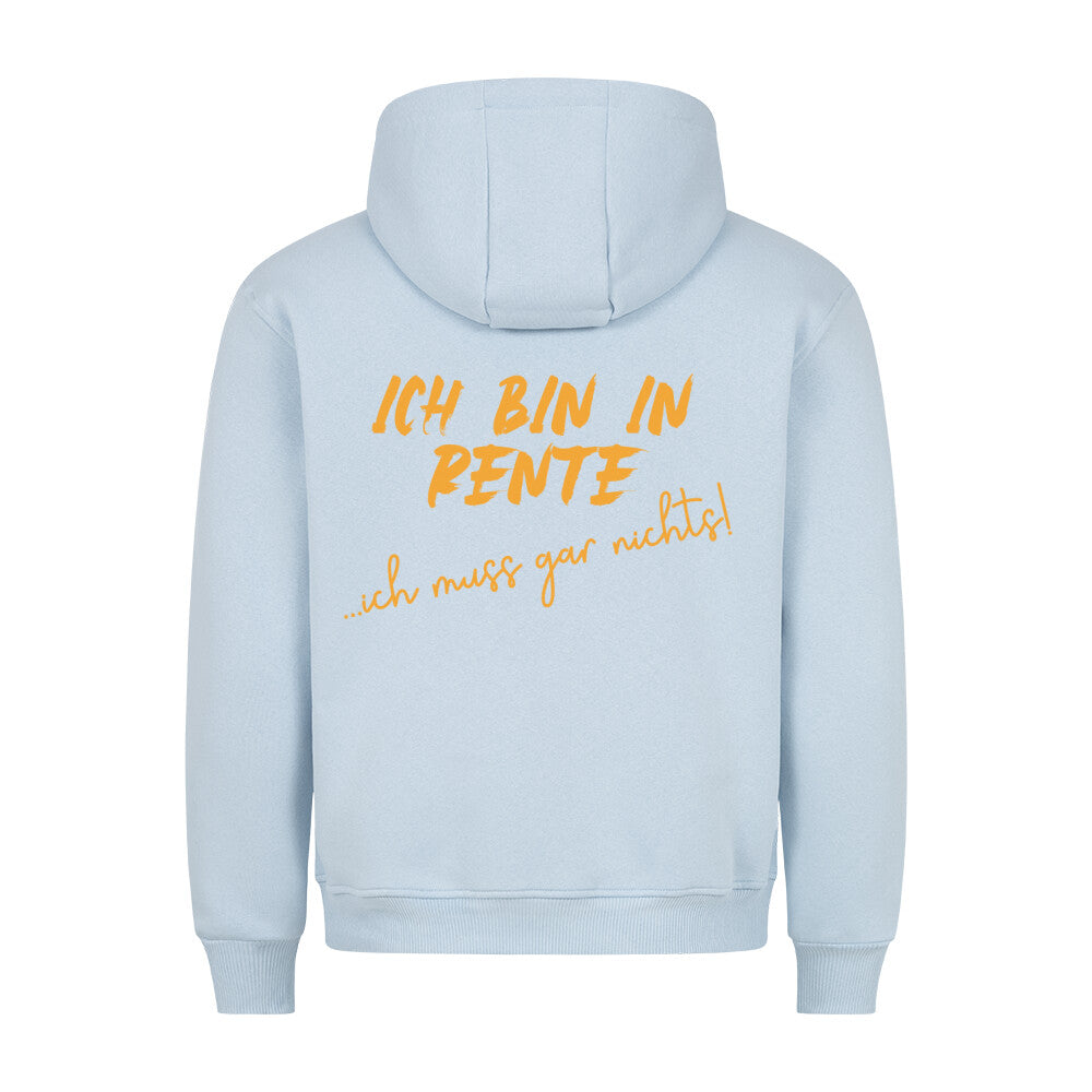 Rente - Hoodie Unisex Rückendruck
