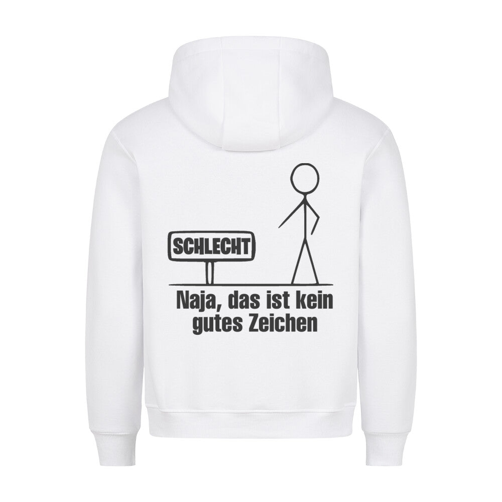 Gutes Zeichen - Hoodie Unisex Rückendruck