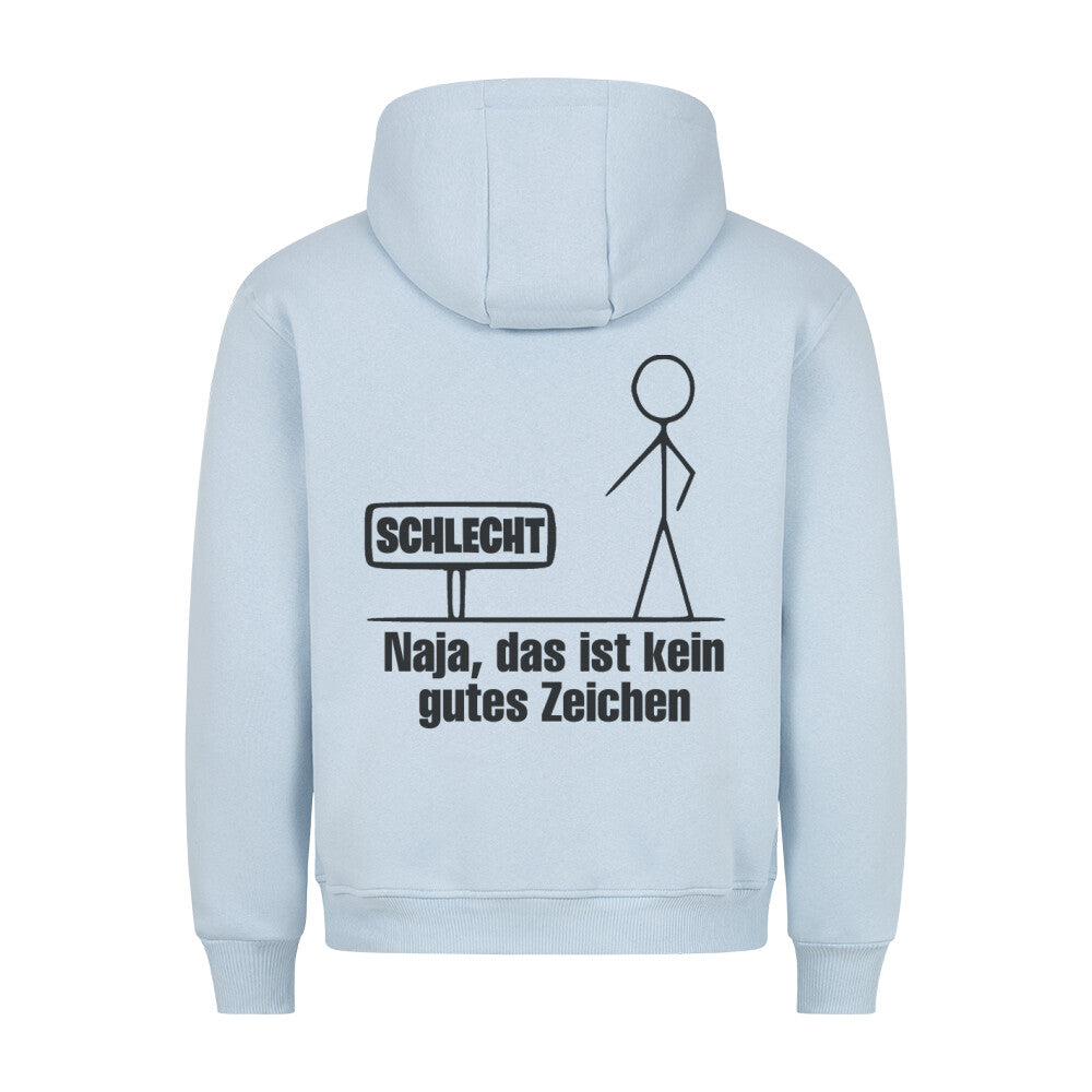 Gutes Zeichen - Hoodie Unisex Rückendruck