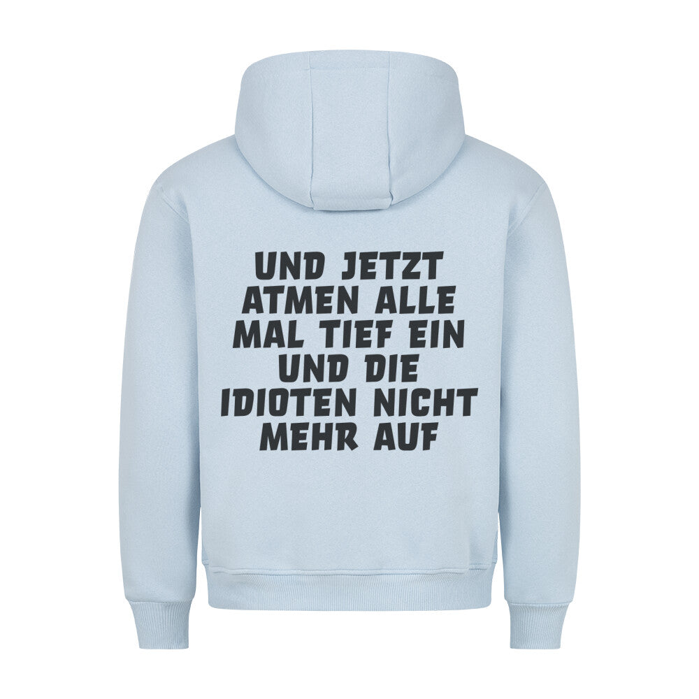 Einatmen 2 - Hoodie Unisex Rückendruck