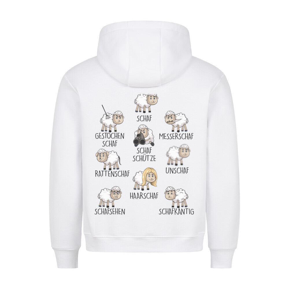 Familie Schaf - Hoodie Unisex Rückendruck