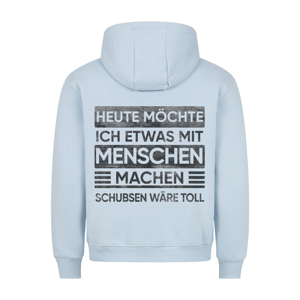 Schubsen - Hoodie Unisex Rückendruck