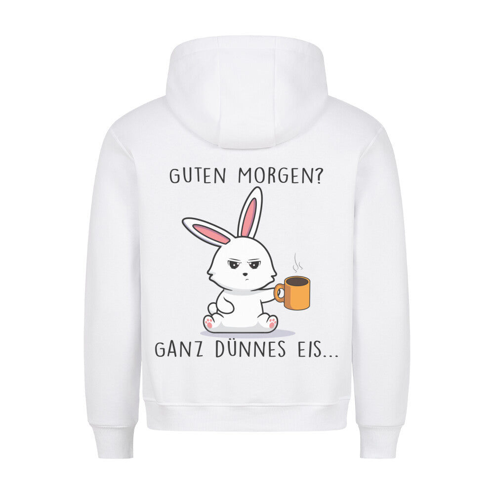 Guten Morgen Cute Bunny - Hoodie Unisex Rückendruck