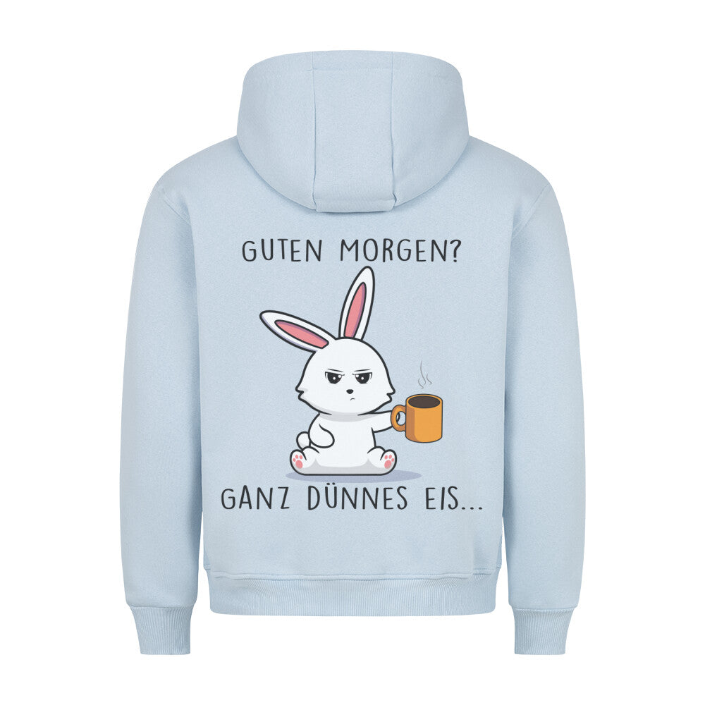Guten Morgen Cute Bunny - Hoodie Unisex Rückendruck