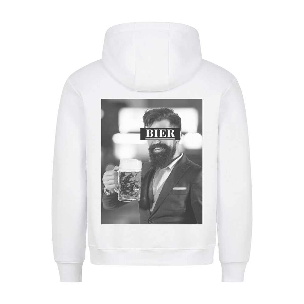 Bier - Hoodie Unisex Rückendruck