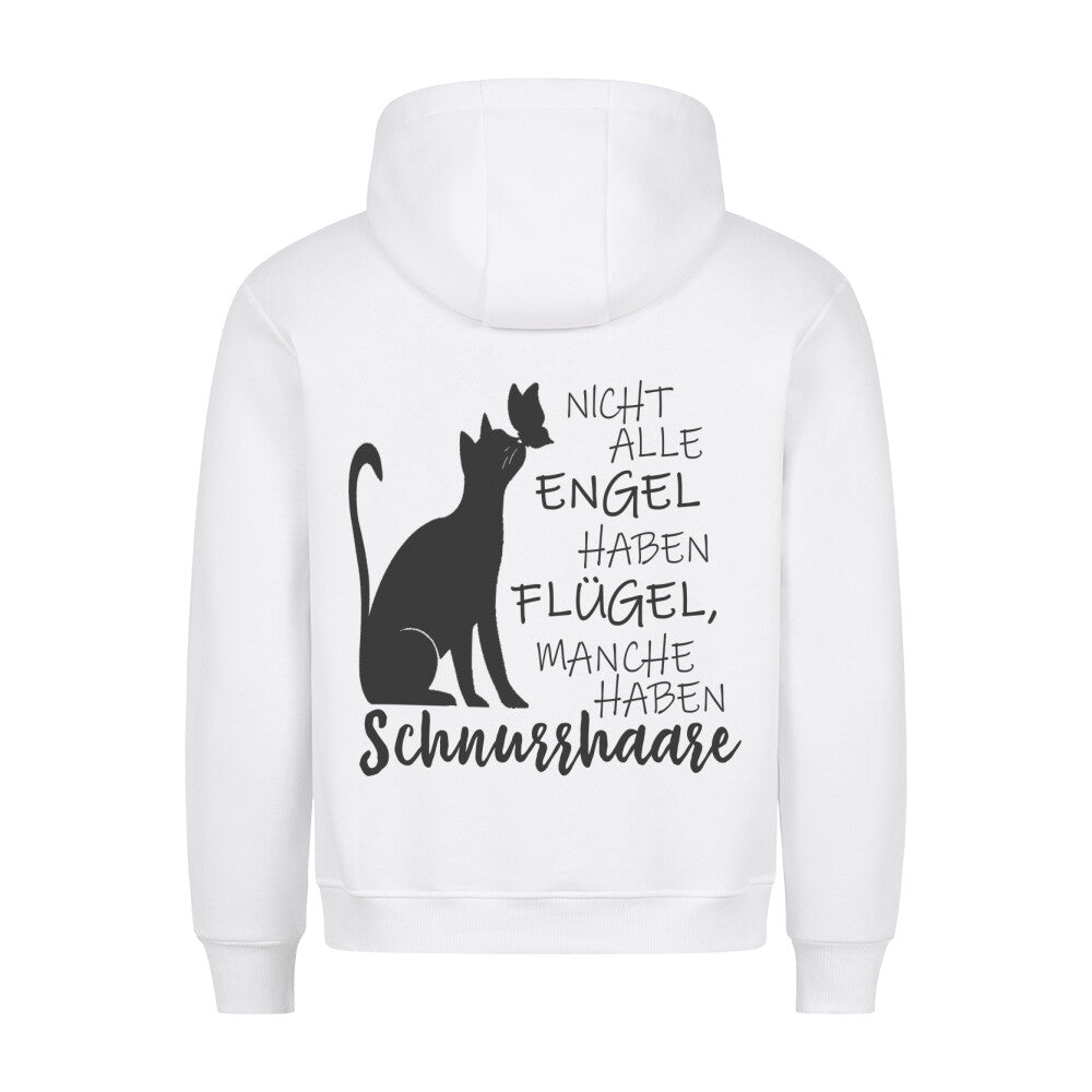 Schnurrhaare - Hoodie Unisex Rückendruck