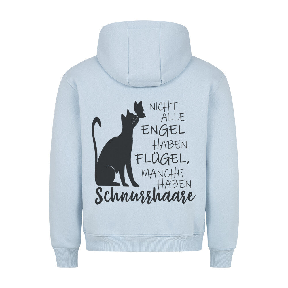 Schnurrhaare - Hoodie Unisex Rückendruck