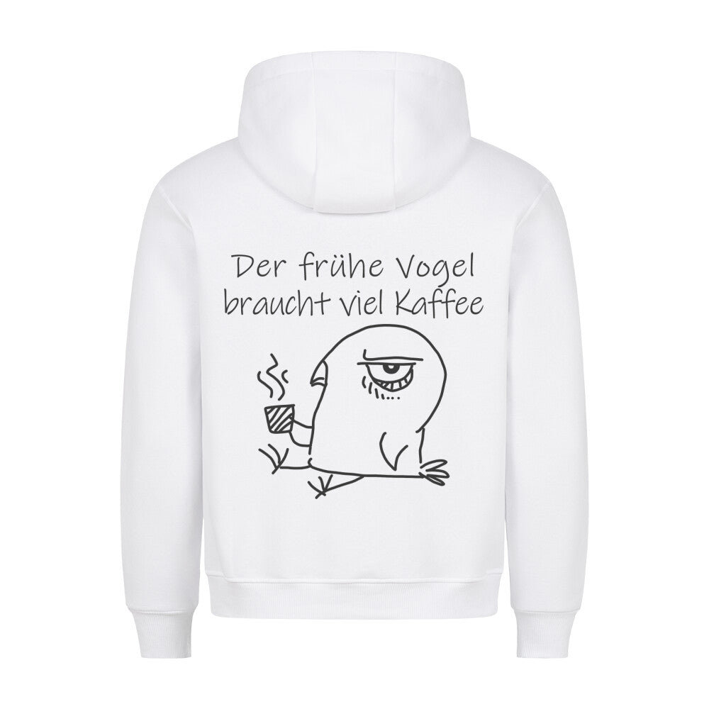 Frühe Vogel - Hoodie Unisex Rückendruck