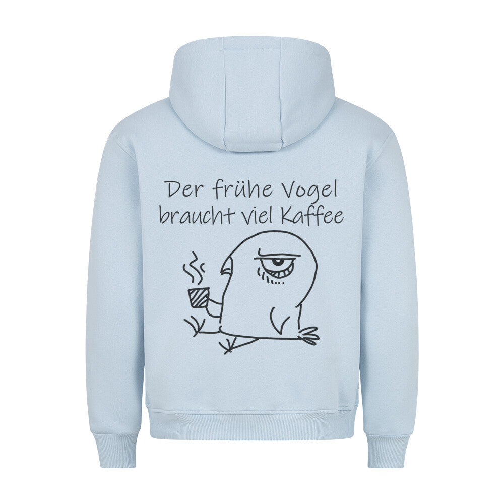 Frühe Vogel - Hoodie Unisex Rückendruck