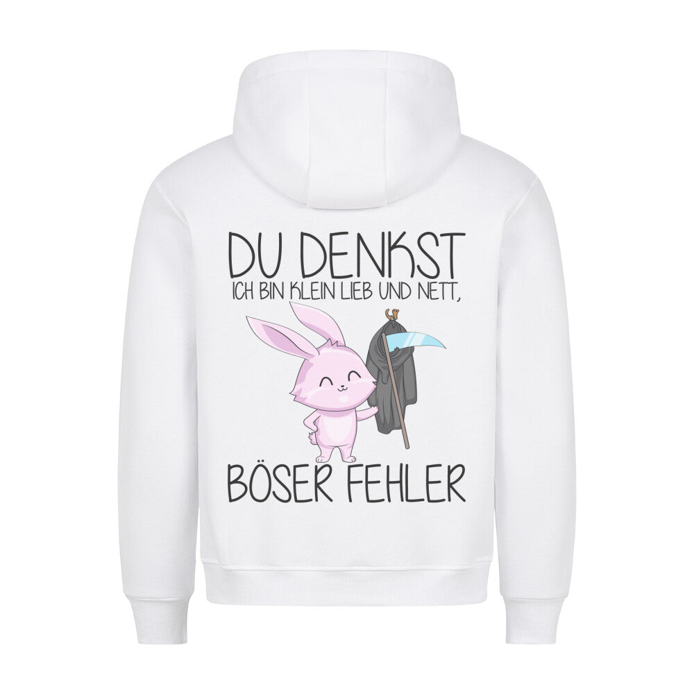 Böser Fehler Bunny - Hoodie Unisex Rückendruck