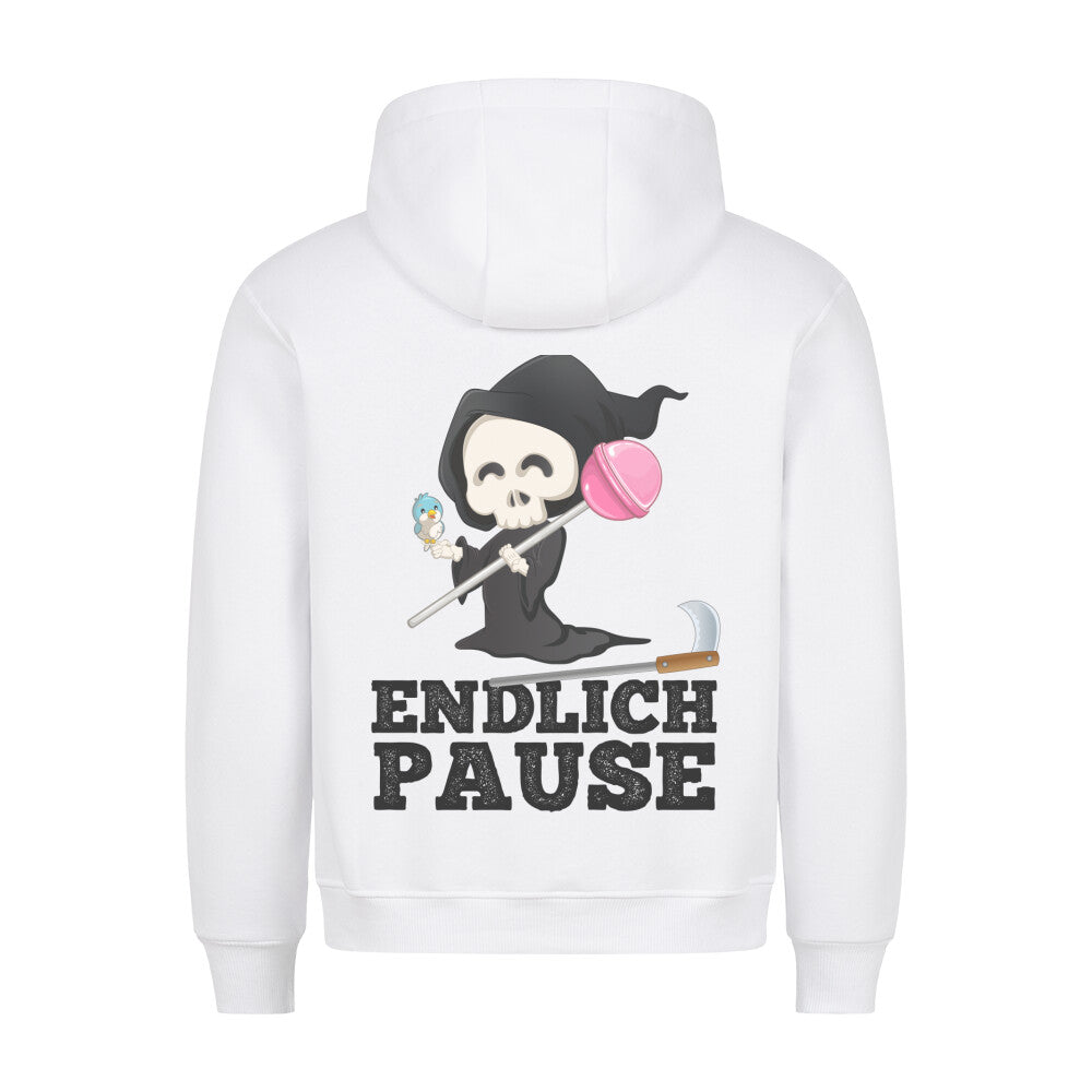 Endlich Pause - Hoodie Unisex Rückendruck