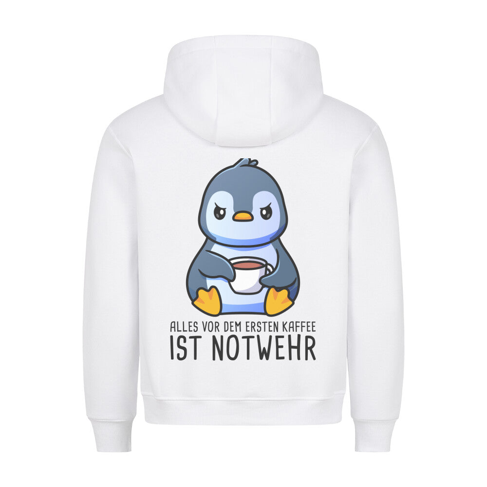 Notwehr Pinguin - Hoodie Unisex Rückendruck