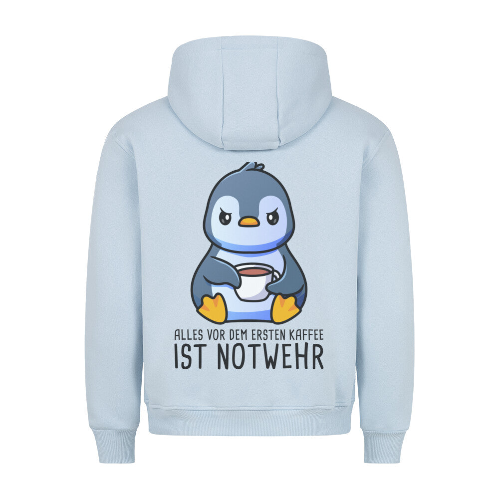 Notwehr Pinguin - Hoodie Unisex Rückendruck