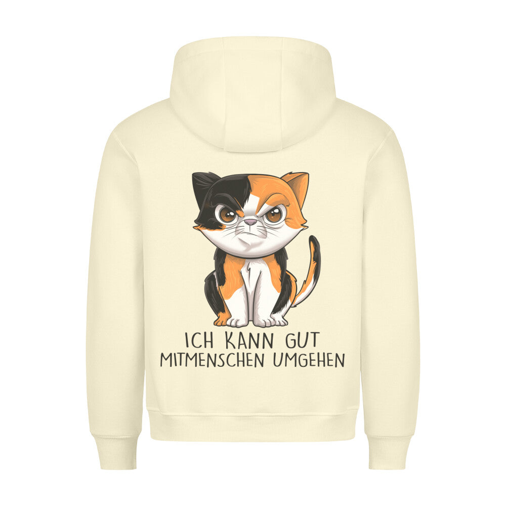 Mitmenschen Kätzchen - Hoodie Unisex Rückendruck