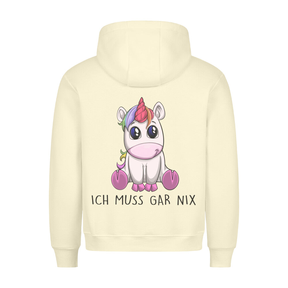 Garnix Einhorn - Hoodie Unisex Rückendruck
