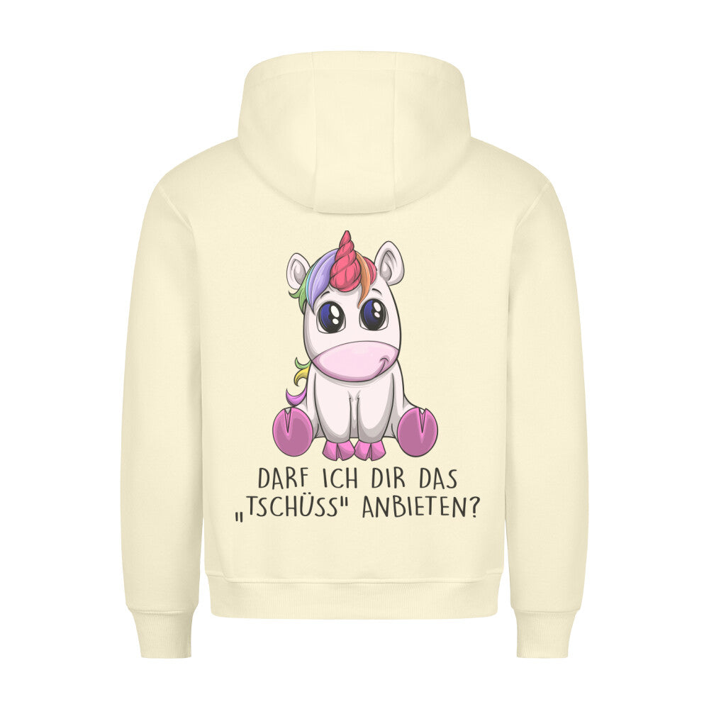 Tschüss Einhorn - Hoodie Unisex Rückendruck