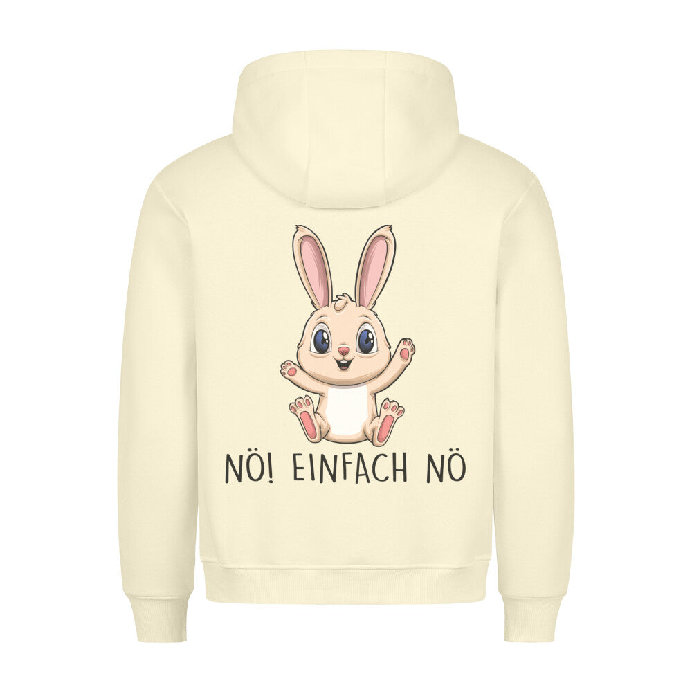 Nö Hase - Hoodie Unisex Rückendruck