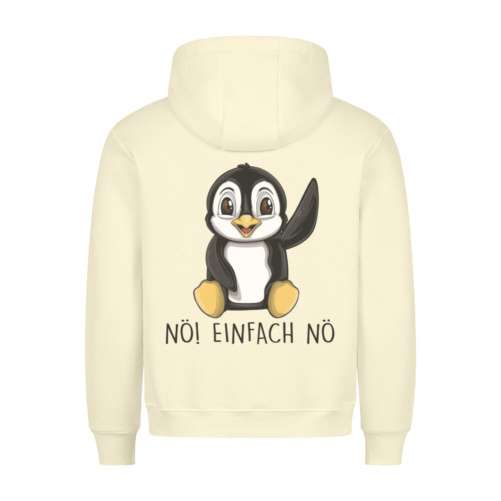 Nö Pinguin - Hoodie Unisex Rückendruck