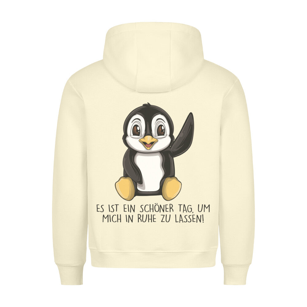 Ruhe Pinguin - Hoodie Unisex Rückendruck