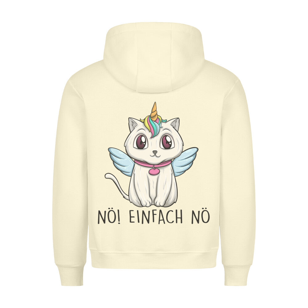 Nö! Caticorn - Hoodie Unisex Rückendruck