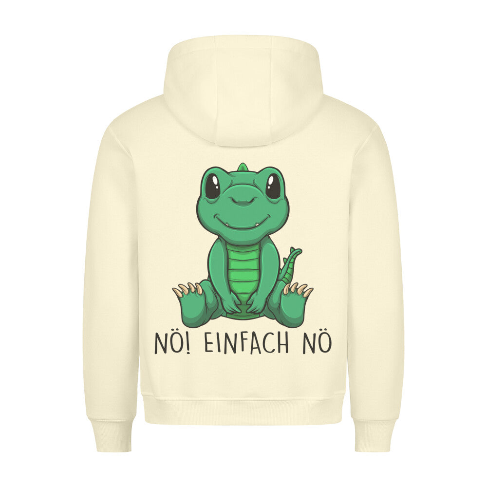 Nö! Dinosaurier - Hoodie Unisex Rückendruck