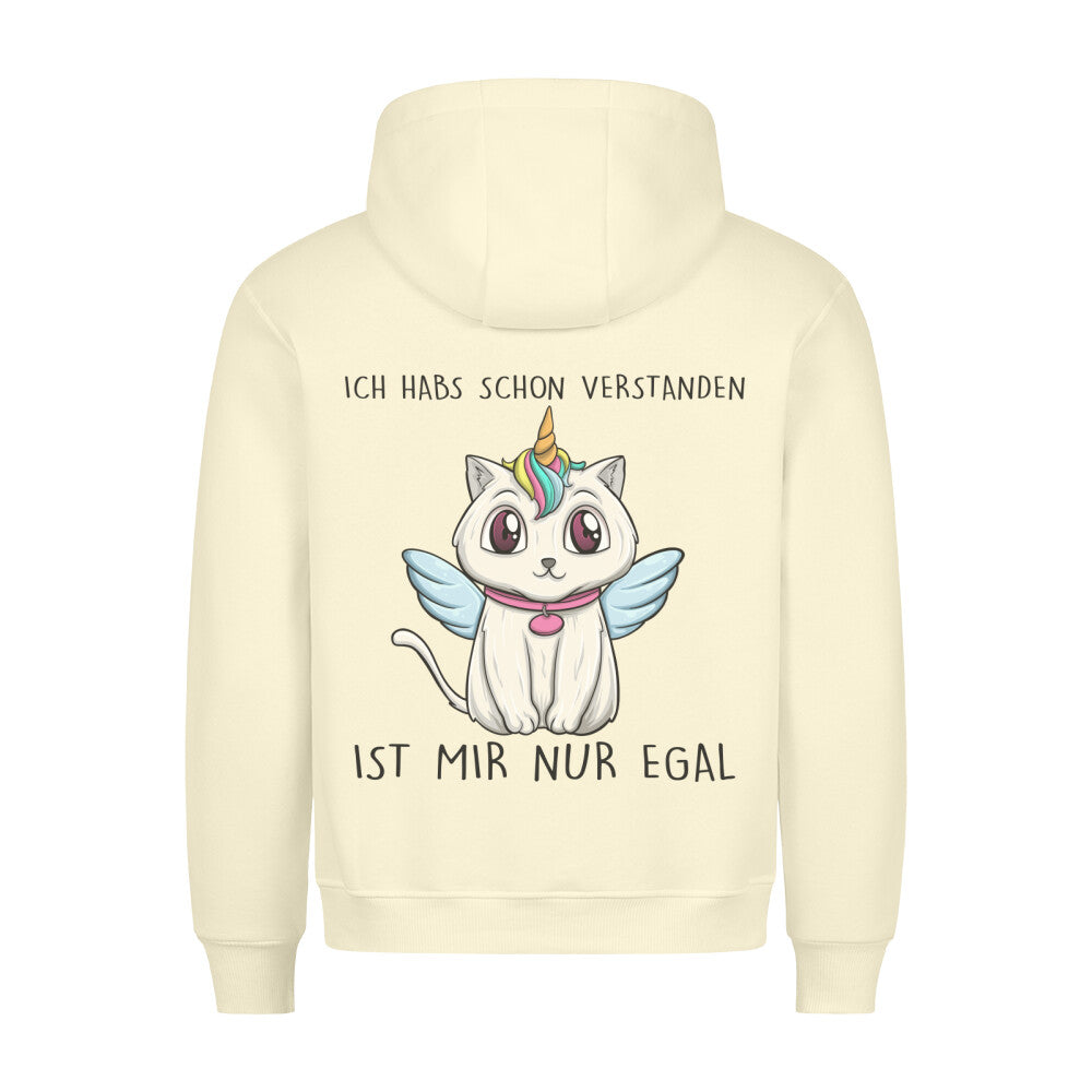 Verstanden Caticorn - Hoodie Unisex Rückendruck