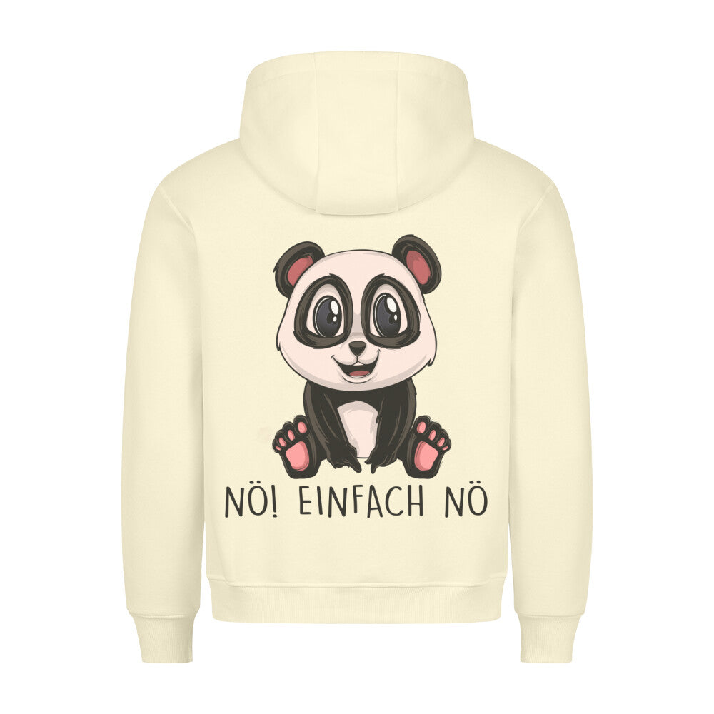 Nö! Panda - Hoodie Unisex Rückendruck