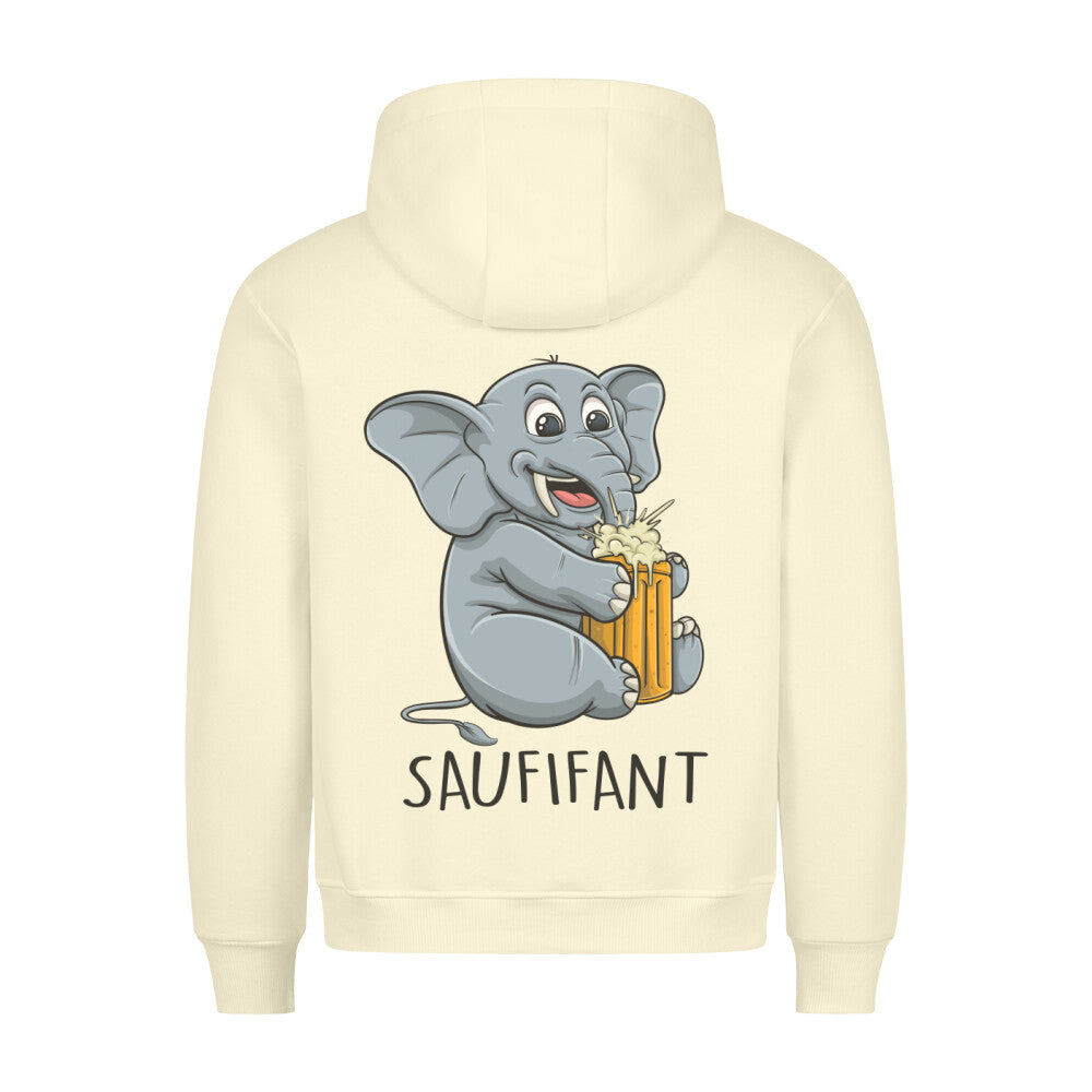 Saufifant - Hoodie Unisex Rückendruck