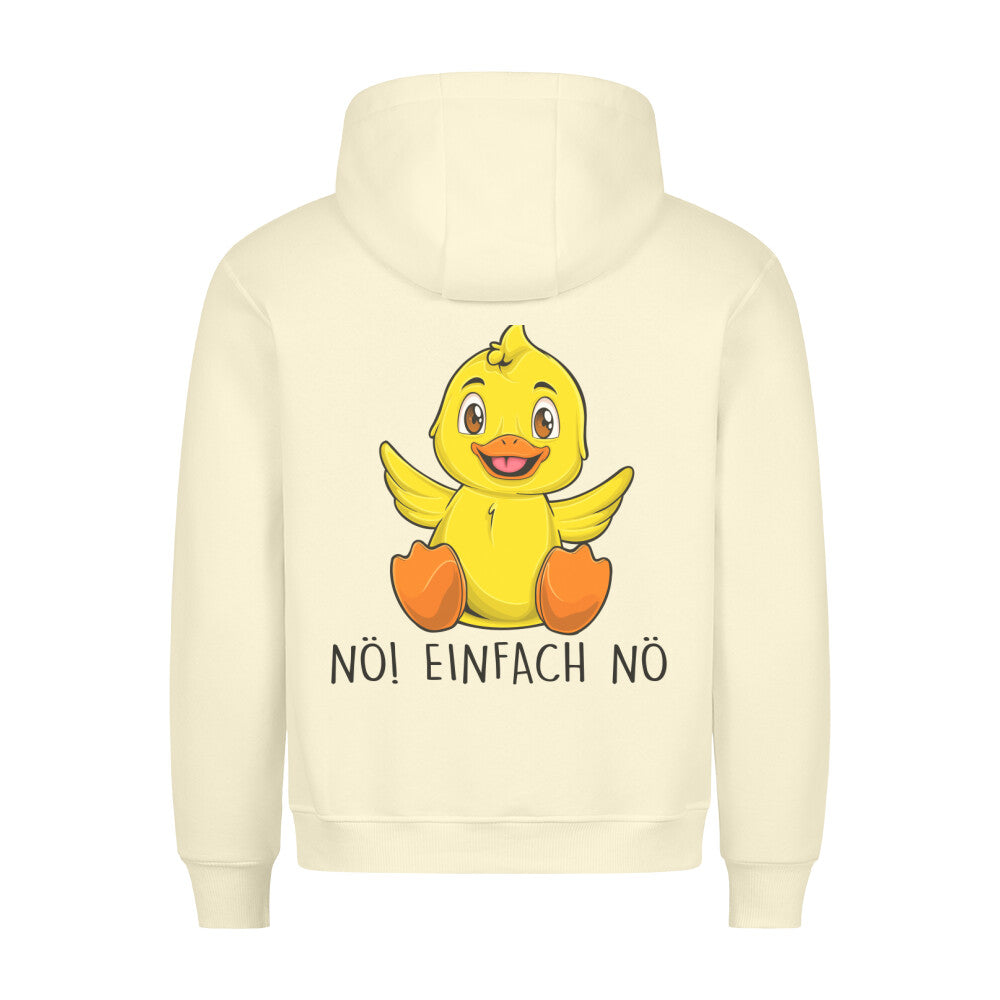 Nö! Ente - Hoodie Unisex Rückendruck