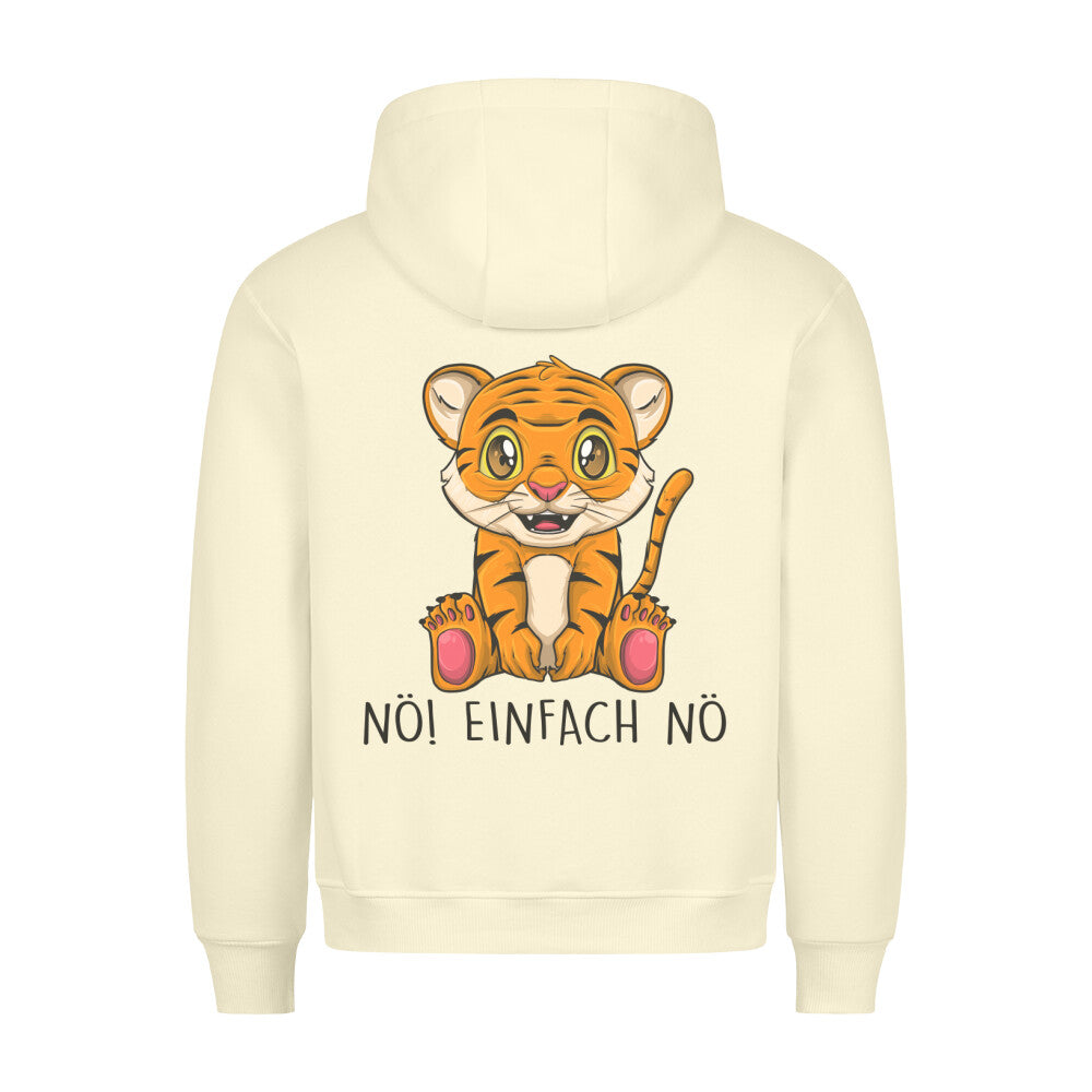 Nö! Tiger - Hoodie Unisex Rückendruck