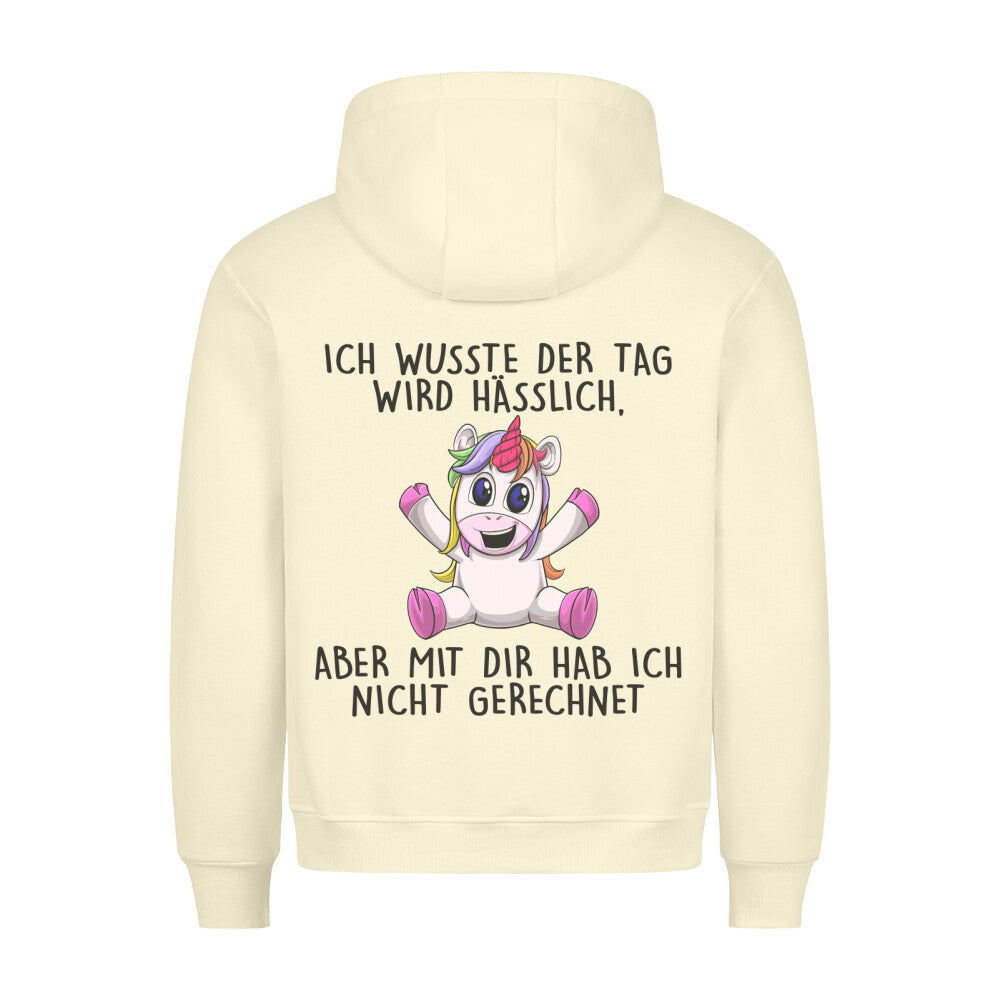 Hässlich Unicorn - Hoodie Unisex Rückendruck