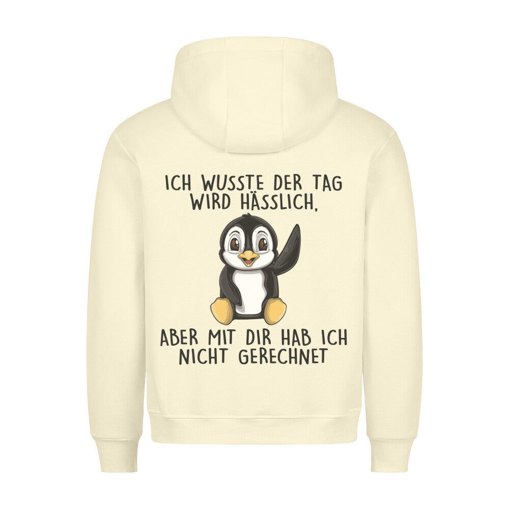 Hässlich Pinguin - Hoodie Unisex Rückendruck