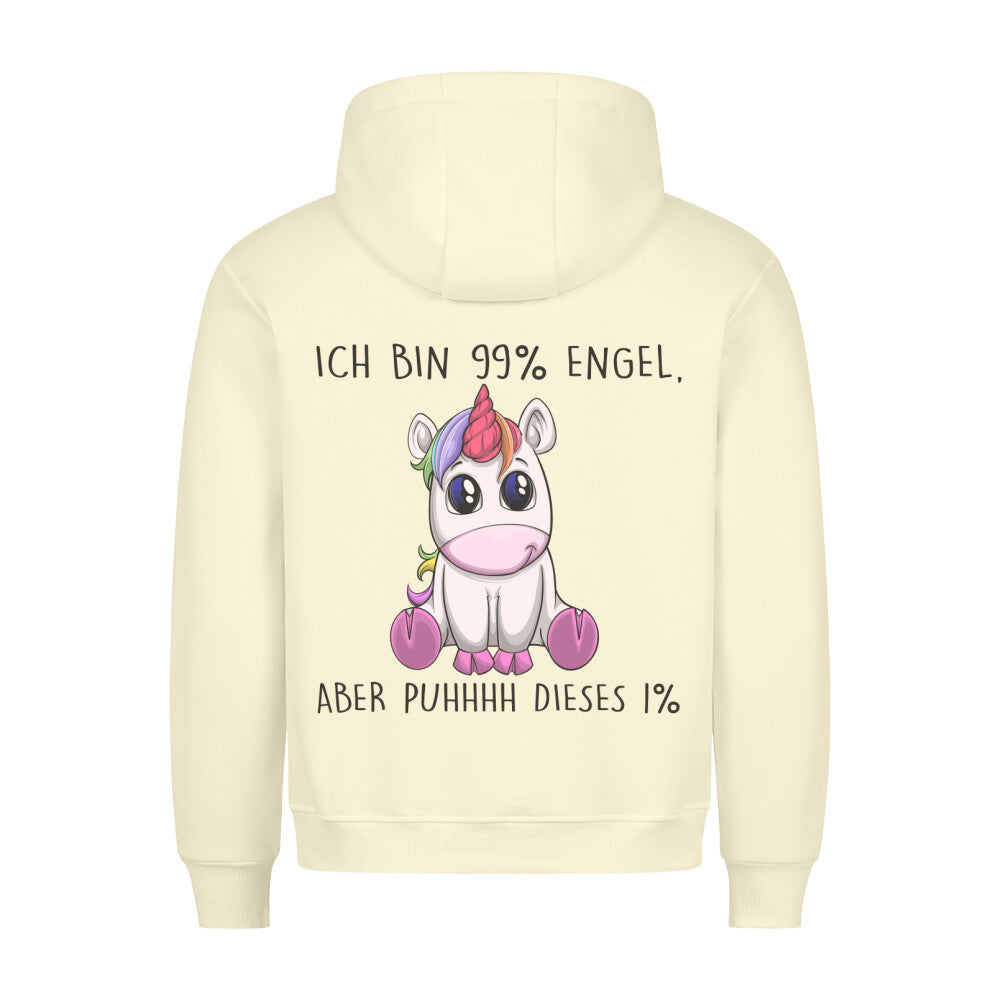 Engel Einhorn - Hoodie Unisex Rückendruck
