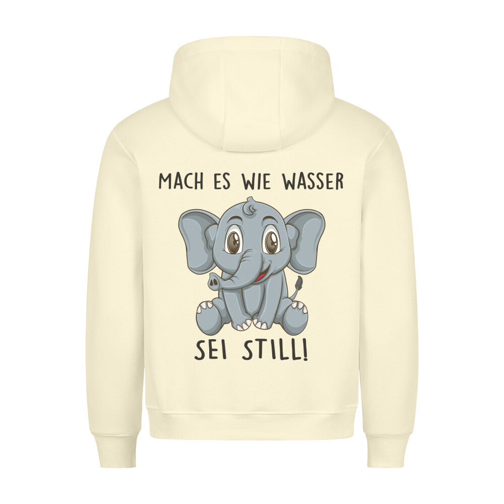 Still Elefant - Hoodie Unisex Rückendruck
