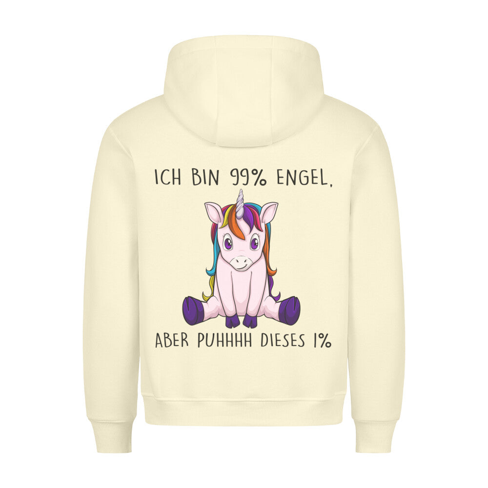 Engel Einhorn 2 - Hoodie Unisex Rückendruck